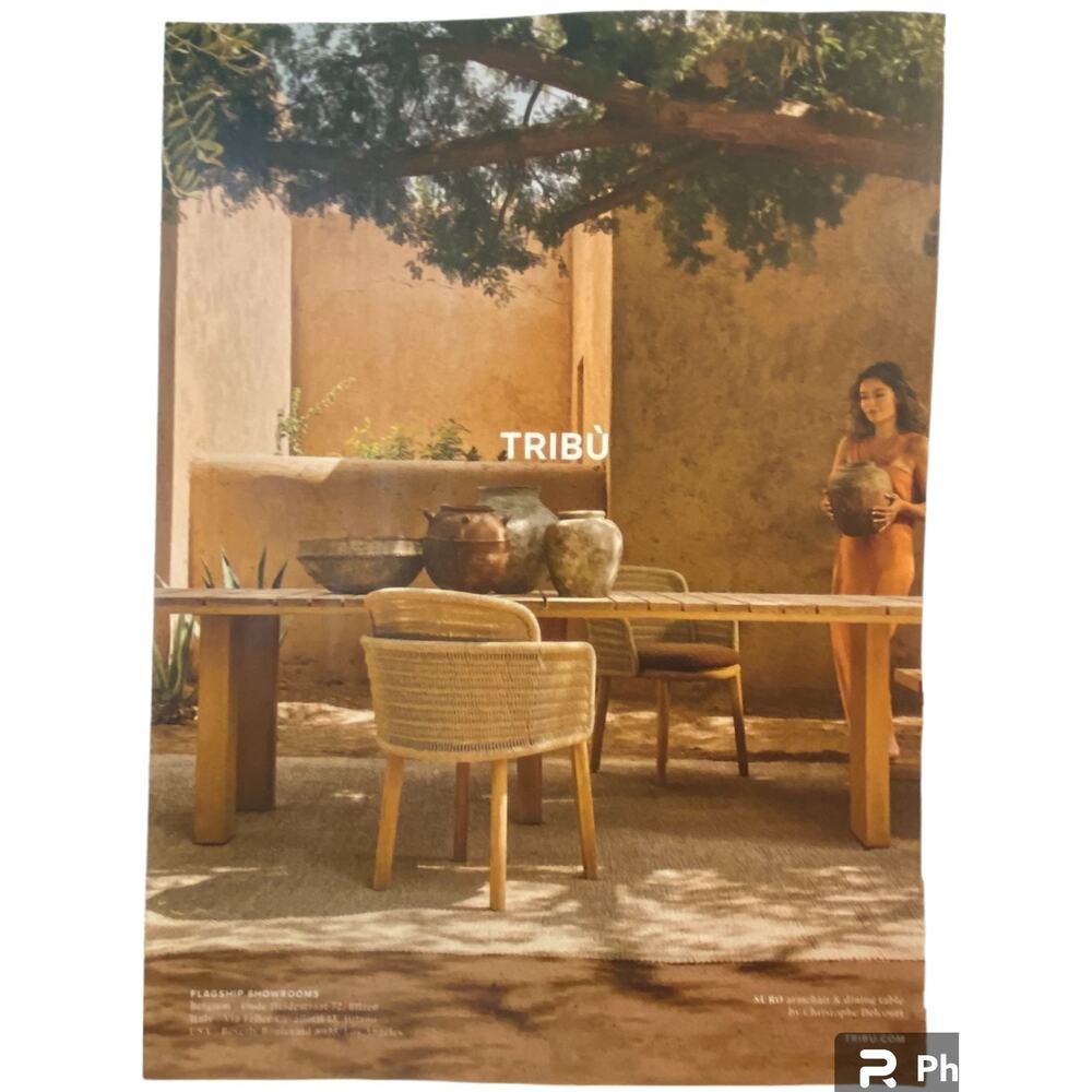 Tribu and Porada Print Ad Campaign Spring 2024 8x10 Original Magazine Luxury